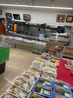 滋賀県長浜市にある西川食品 二葉屋の店内写真