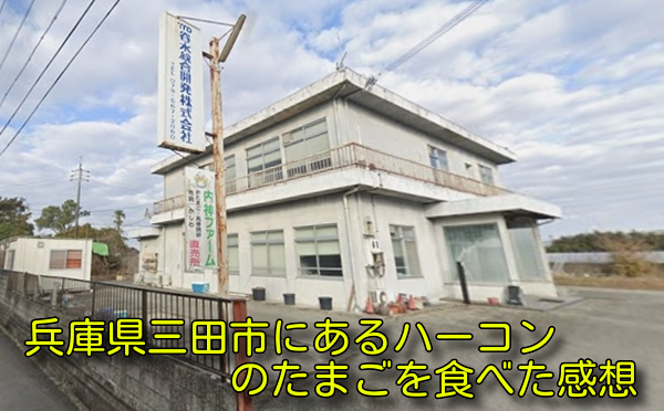 兵庫県三田市にあるハーコンのたまごを食べた感想