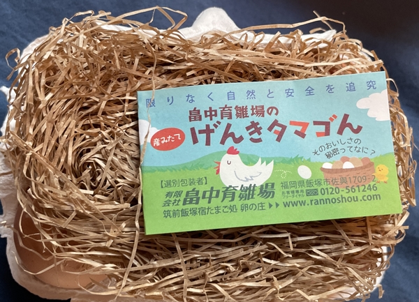 夕映卵 畠中育雛場