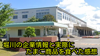 堀川の企業情報と実際にたまご商品を食べた感想