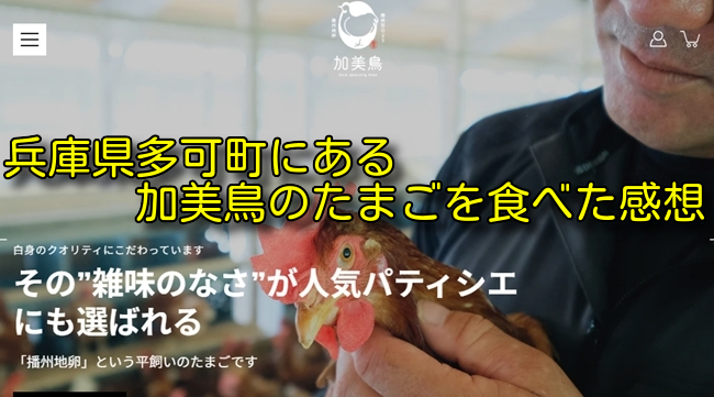 兵庫県多可町にある加美鳥のたまご製品を食べた感想