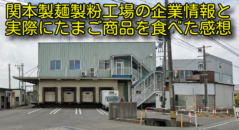 関本製麺製粉工場の企業情報と実際にたまご商品を食べた感想