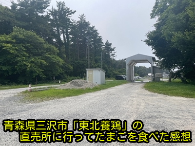 青森県三沢市「東北養鶏」の直売所に行ってたまごを食べた感想